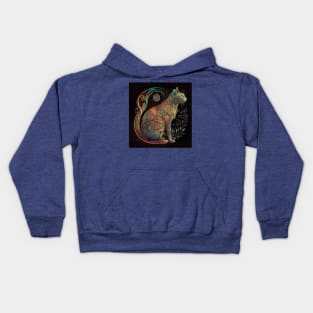 Feline Nouveau 3 Kids Hoodie